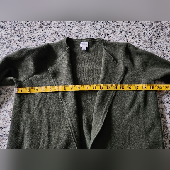 J.Crew Green Vanessa Sweater Jacket Size XS - Picture 7 of 10